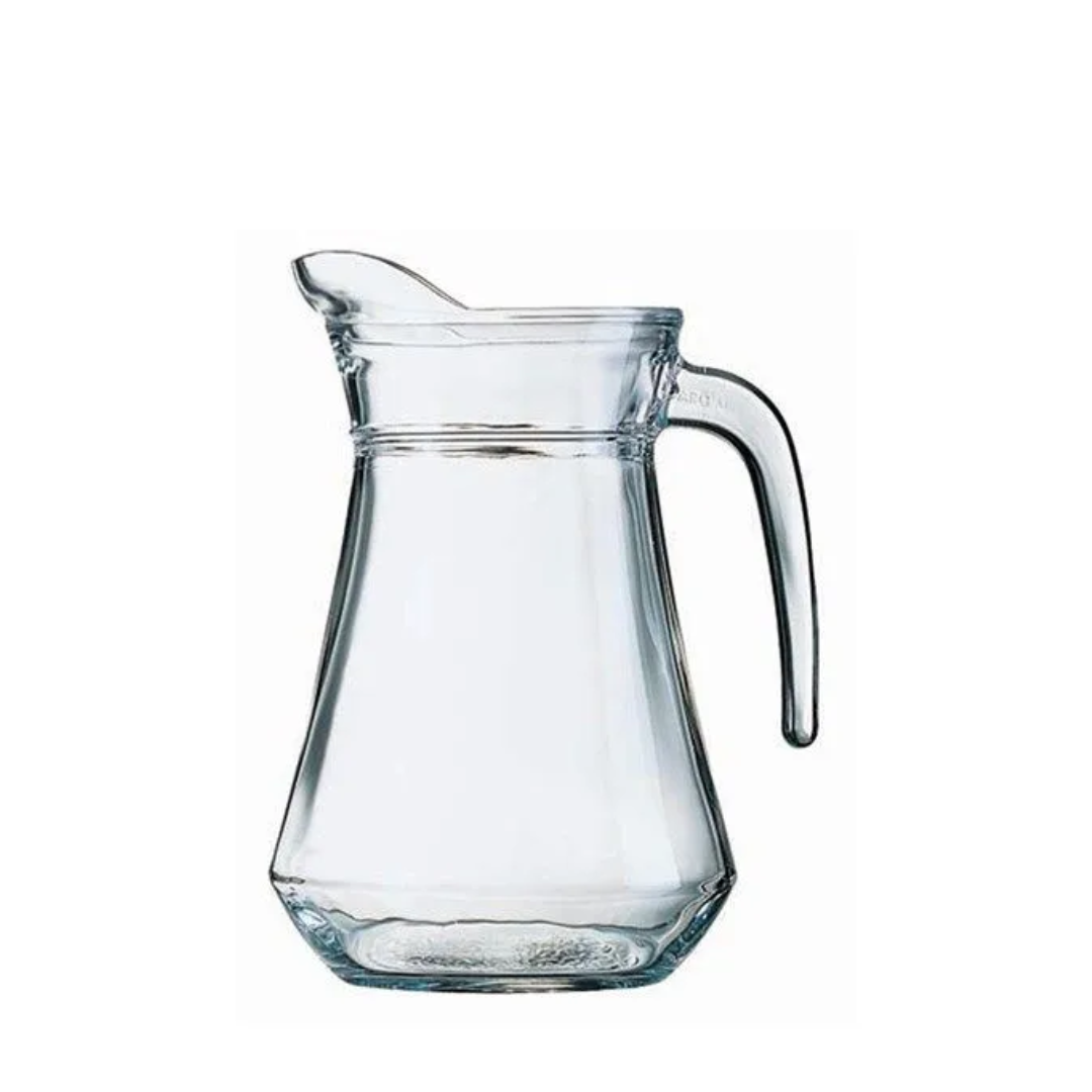 A Clear Glass Pitcher With A Handle Is Filled With Water — Wedding & Event Hire In Goonellabah, NSW