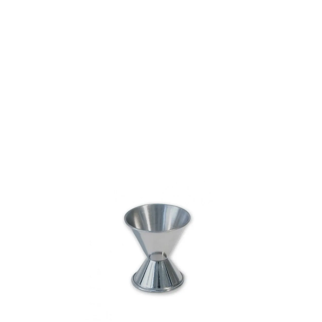 A Small Stainless Steel Measuring Cup On A White Background — Wedding & Event Hire In Goonellabah, NSW