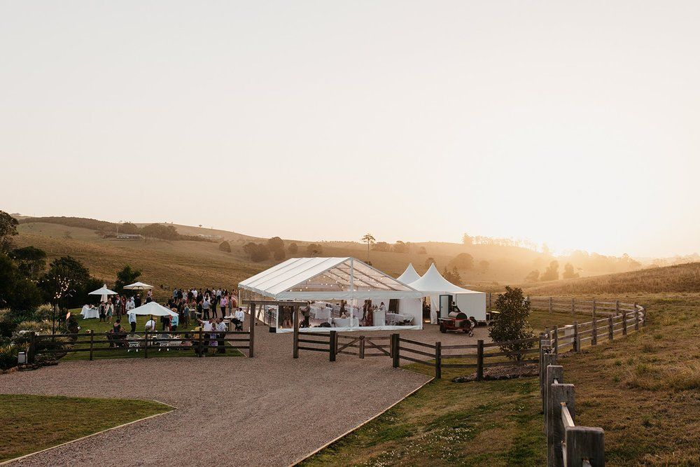 Clear Marquee And Pagodas Catering Setup — Wedding & Event Hire In Goonellabah, NSW