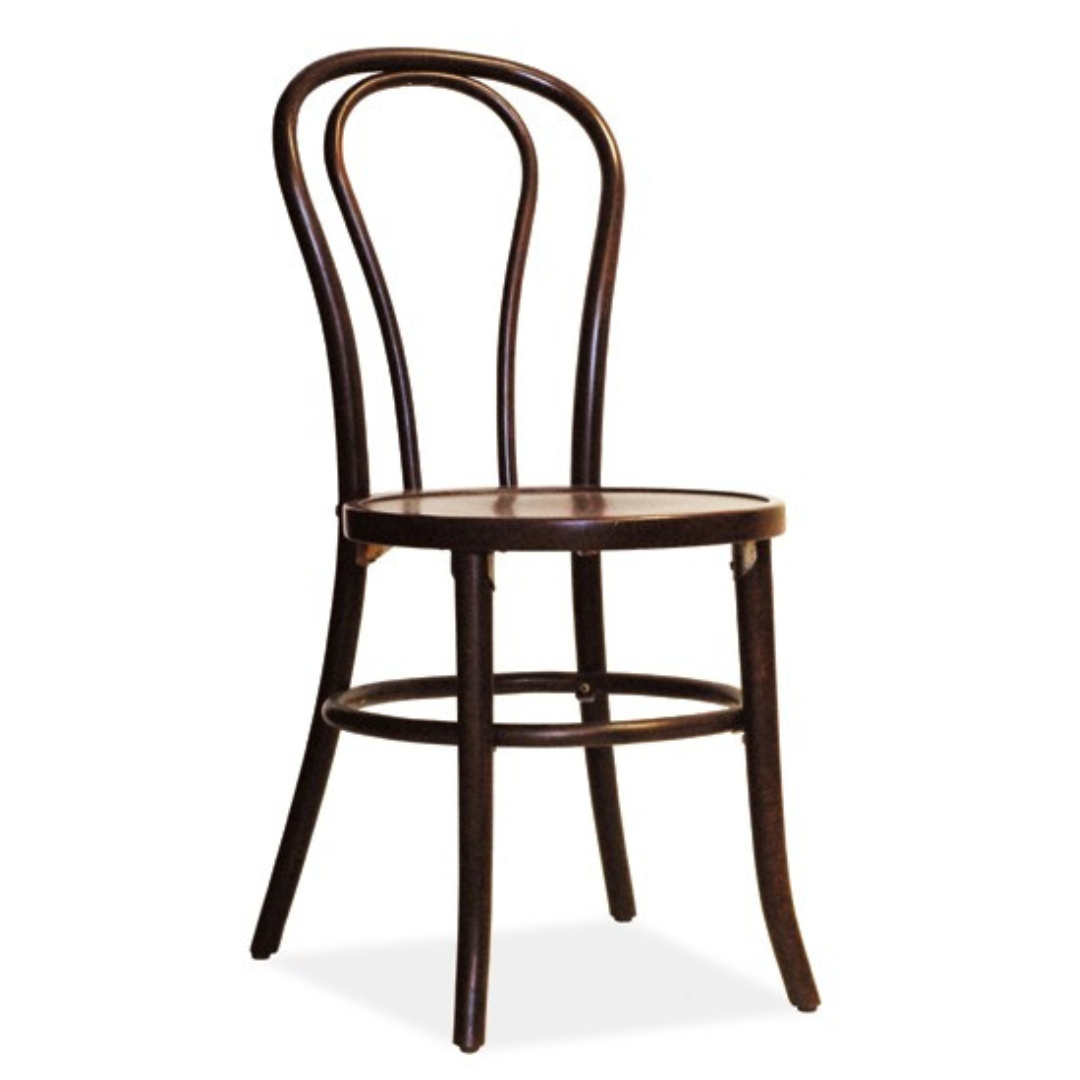 Timber Bentwood Chair - Walnut — Wedding & Event Hire In Goonellabah, NSW
