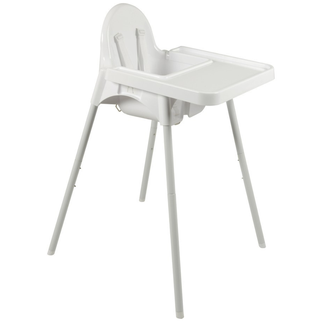 High Chair - White — Wedding & Event Hire In Goonellabah, NSW