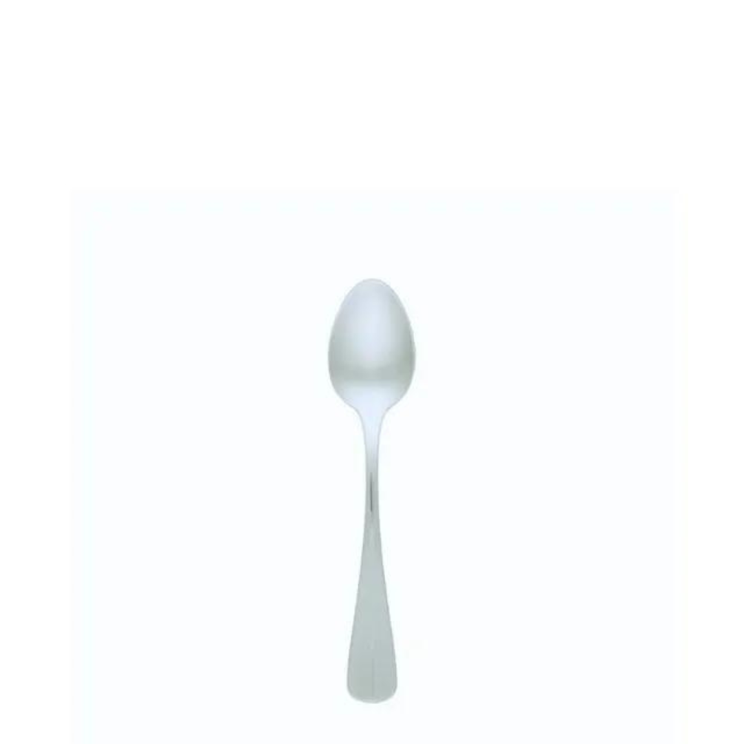 A Small Silver Spoon With A Long Handle On A White Background — Wedding & Event Hire In Goonellabah, NSW