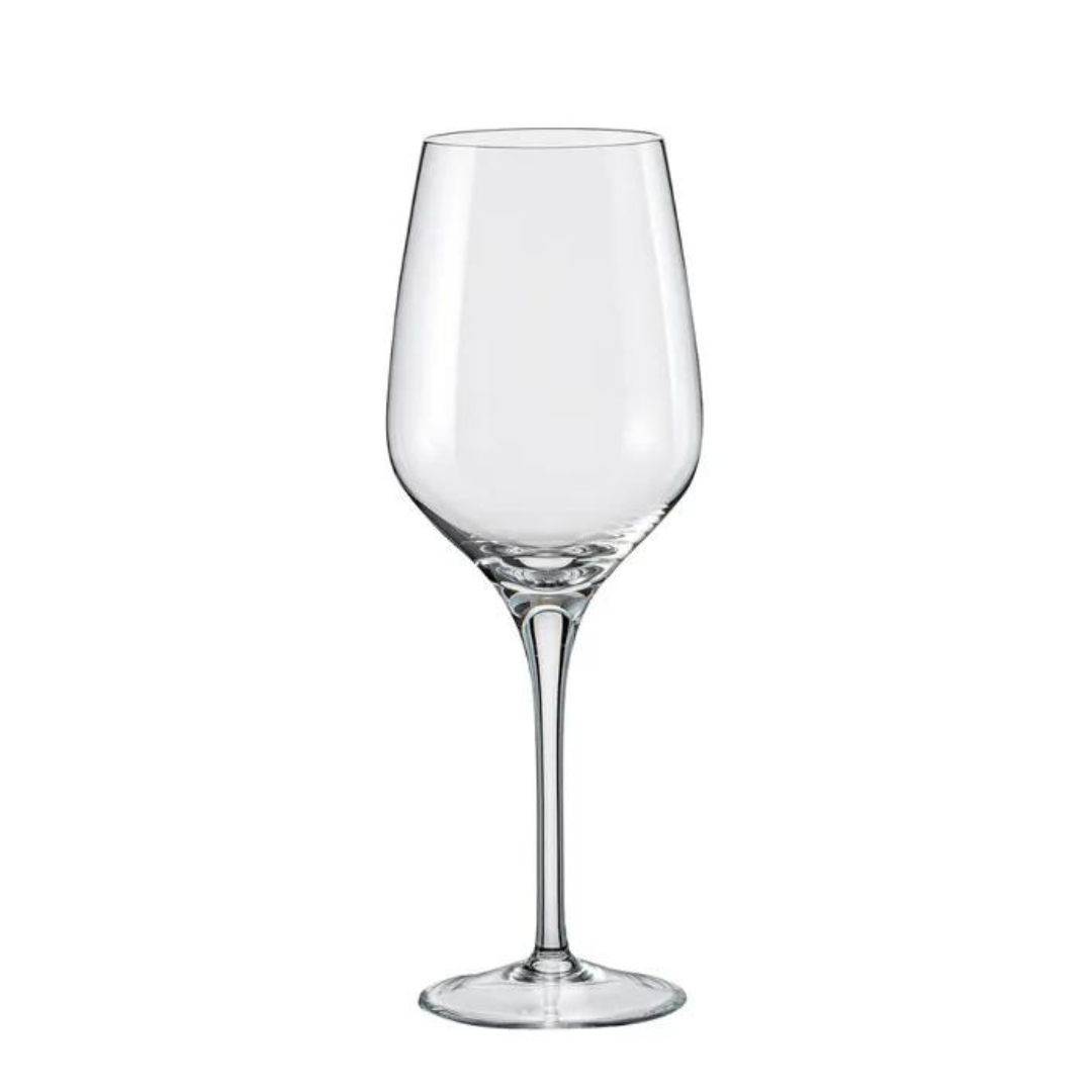 An Empty Wine Glass On A White Background — Wedding & Event Hire In Goonellabah, NSW