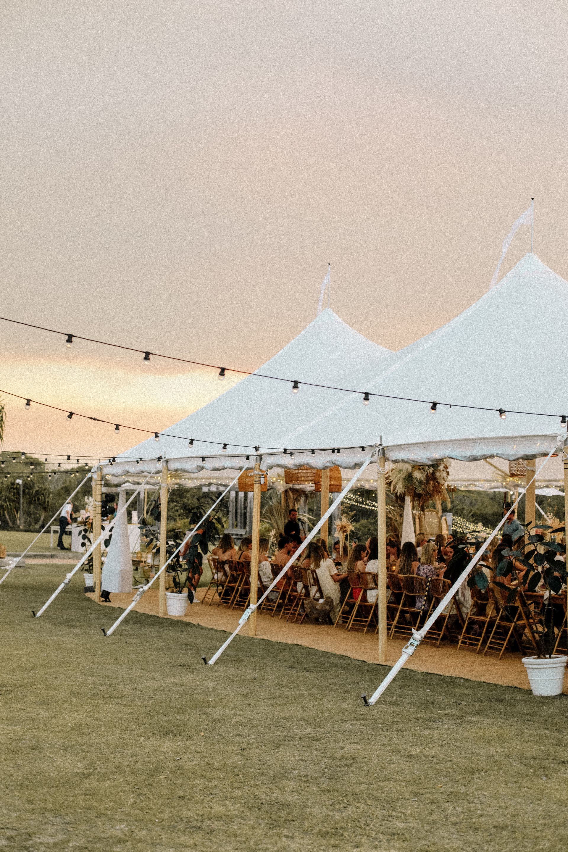 Wedding Set Up With Marquee — Wedding & Event Hire In Goonellabah, NSW