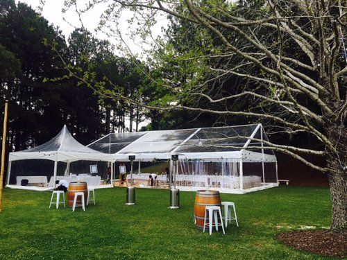 Clear Frame Marquee And Clear Pagoda Roof — Wedding & Event Hire In Goonellabah, NSW