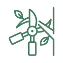 tree trimming & pruning icon