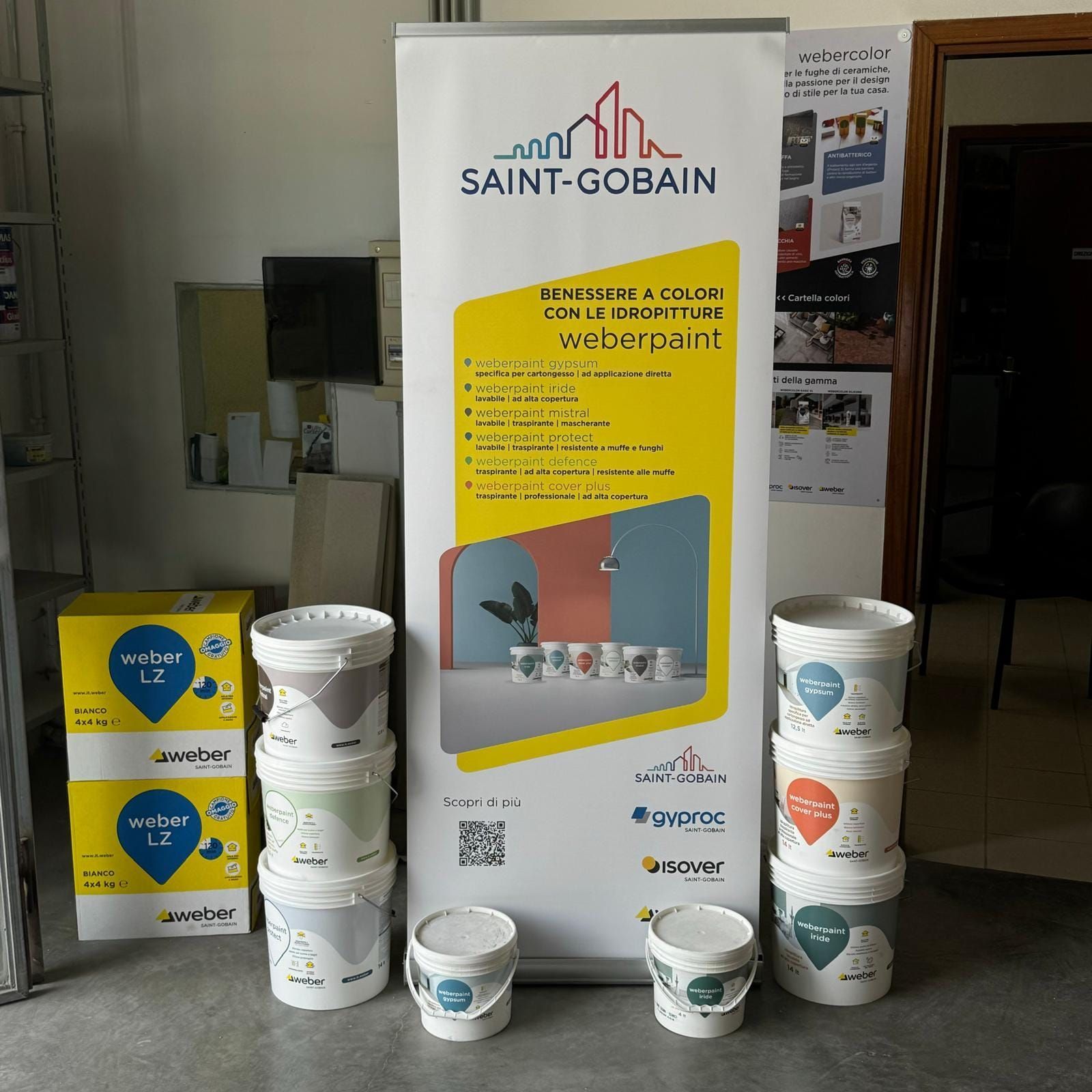 Esposizione di vernici Saint-Gobain