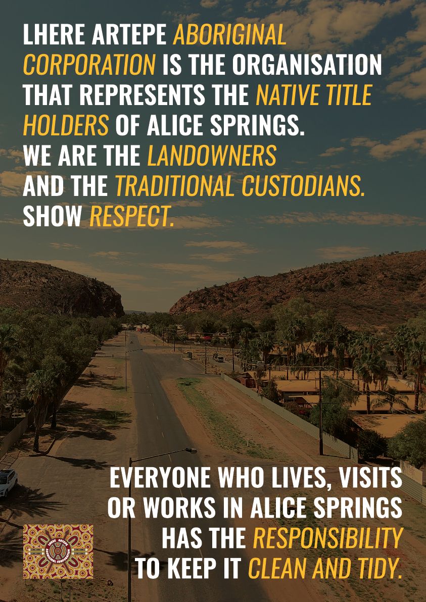 lhere artepe aboriginal corporation is the organization that represents the native title holders