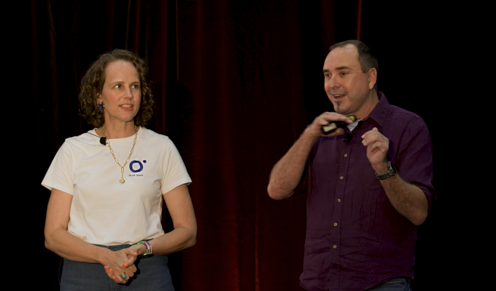 Paul Seymour and Bay McGovern of Patient Zero delivering the keynote at Digital Health Festival 2026