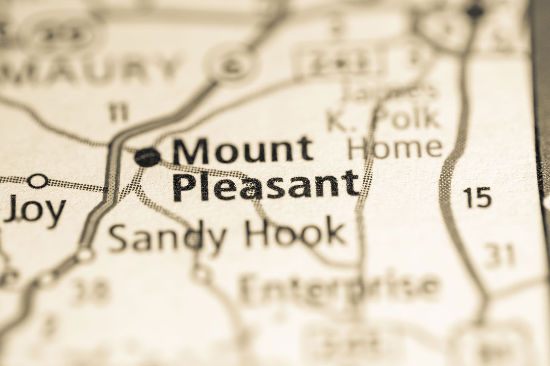 mount pleasant map
