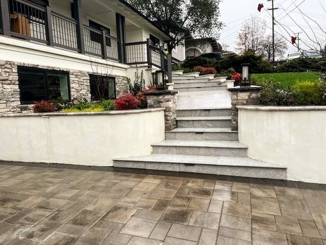 Pleasanton paver driveway & entryway 