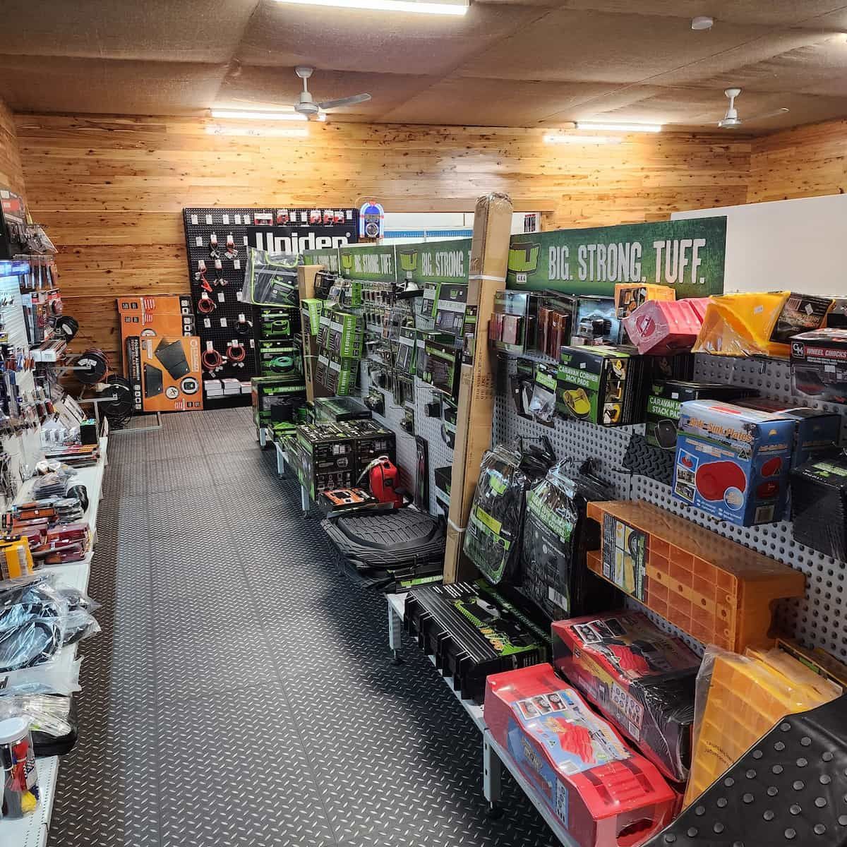 A Store Filled With Lots Of Products — Murgon Auto Parts & Outdoors in Murgon, QLD
