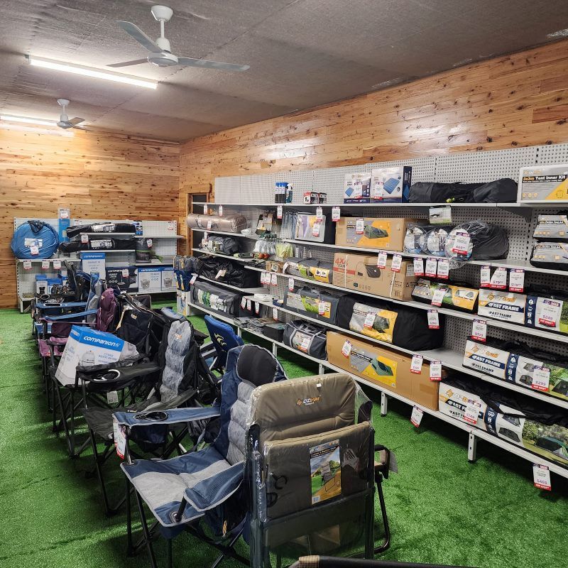 A Store Filled With Lots of Chairs and Shelves — Murgon Auto Parts & Outdoors in Murgon, QLD