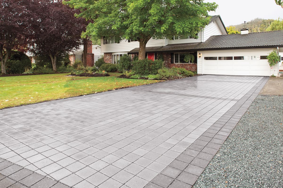 Interlock driveway