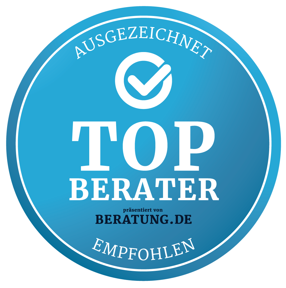 Top-Berater – ausgezeichnet und empfohlen von BERATUNG.DE
