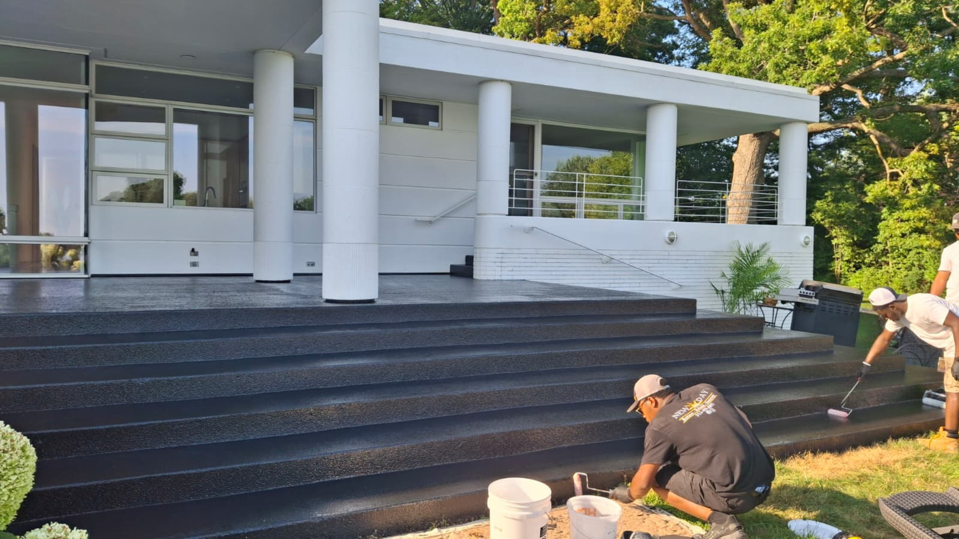 Exterior home painting curb appeal project