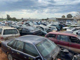 Dismantled Cars in Auto Yard - Auto Wreckers in Dubbo, NSW 2830