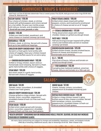 Hitchys Menu Page 3