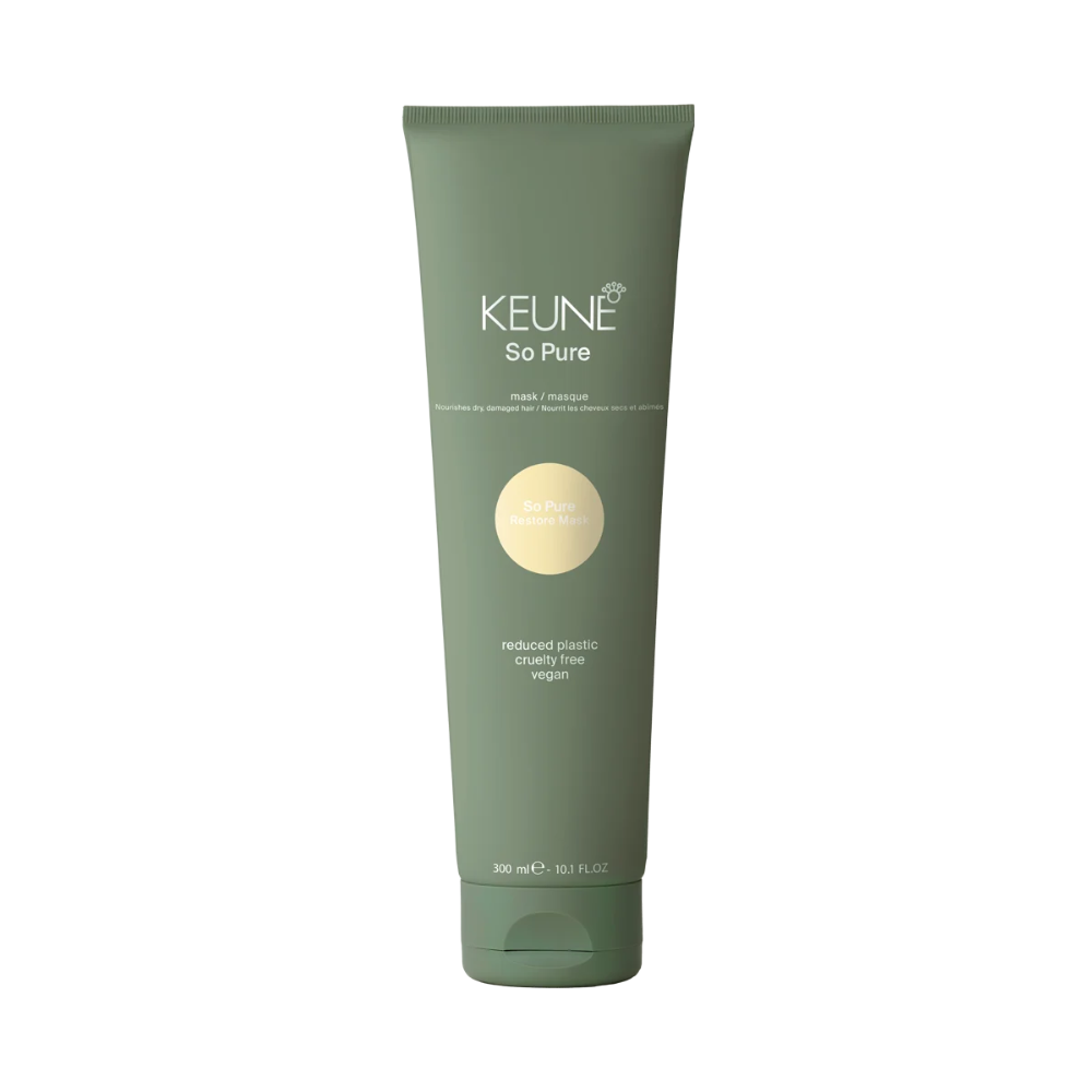 Green tube of Keune So Pure hair mask. — Sophisticut Hair Salon in Mysterton, QLD