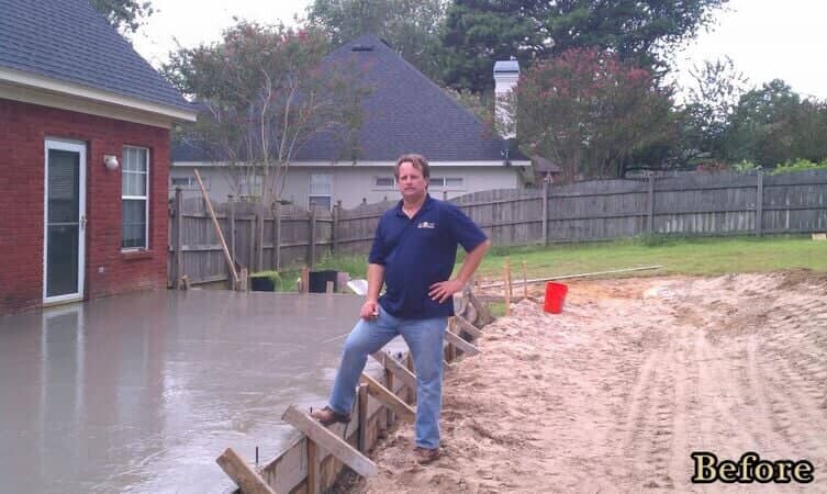 Floor cement - Home Inspections in Tallahassee, FL