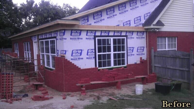 Laying bricks - Home Inspections in Tallahassee, FL