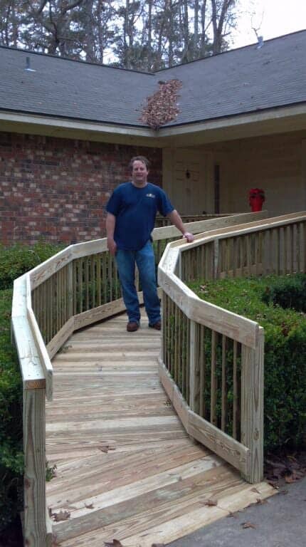 Man standing on the ramp - Home Inspections in Tallahassee, FL