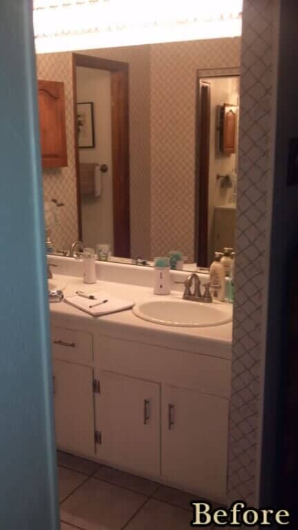 Bathroom Sink before - Home Inspections in Tallahassee, FL