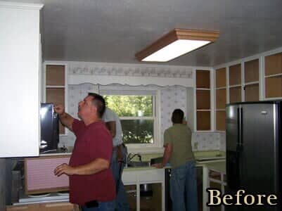 Workers of kitchen remodeling - Home Inspections in Tallahassee, FL