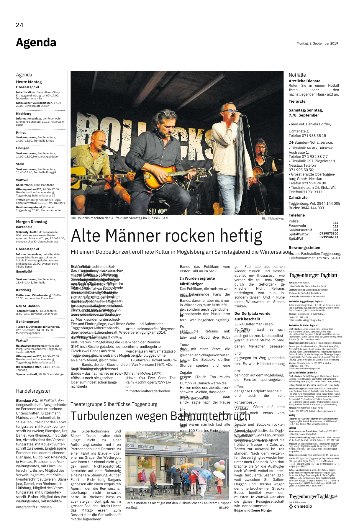 Media Article Toggenburger Zeitung