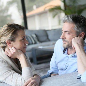 Couple talking about Filling A Divorce Complaint