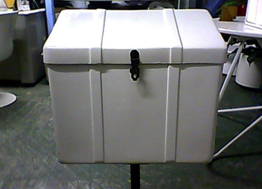 Fibracol Ltda. cajón para domicilio en fibra de vidrio