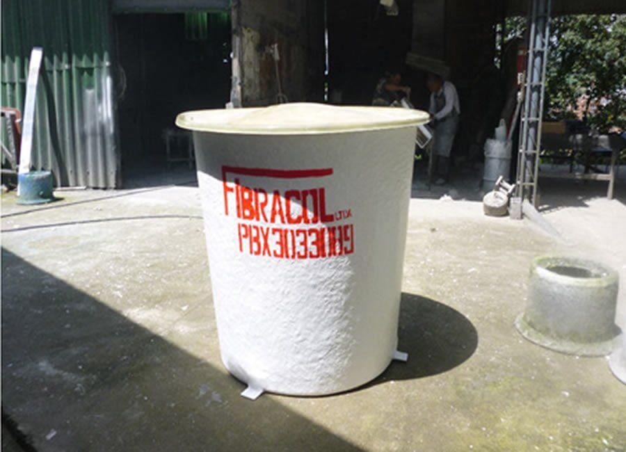 Fibracol Ltda. tanque pequeño para agua