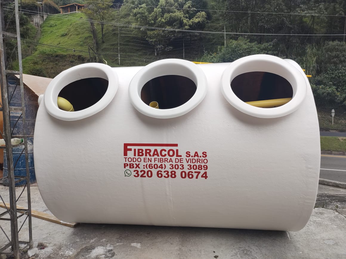 Pozos Sépticos de fibra de vidrio