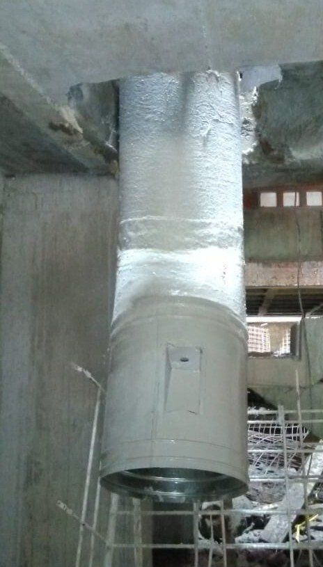 Ducto para chut de basuras en fibra de vidrio