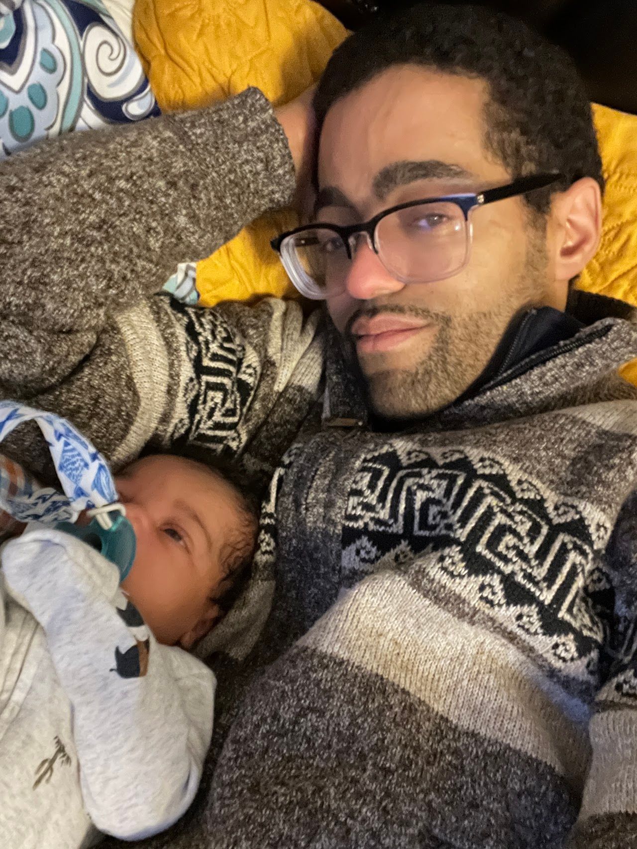 Christian Guilbert and His New Born Baby — Milwaukee, WI — CGuilbert Technologies