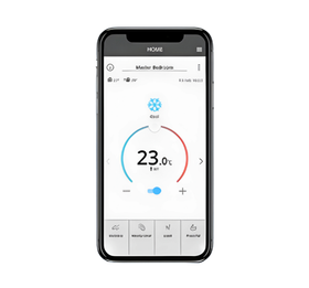 a smart phone with a remote control on the screen .