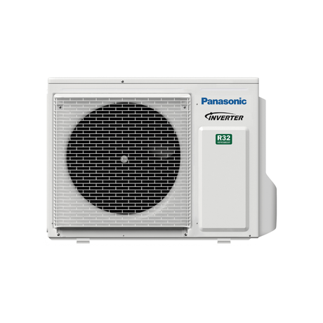 a picture of a panasonic air conditioner on a white background .