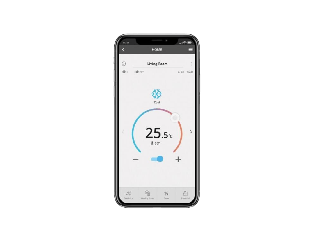 a smart phone with a remote control on it .
