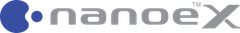 the word nanoex is on a white background