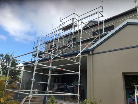 Ongoing House Construction — Scaffolding in Tuggerah, NSW