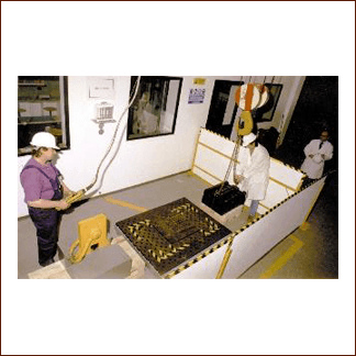 tecnico in sede durante una taratura