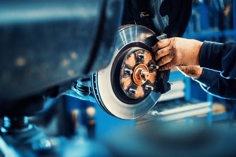 Replacing Brake Pads — Lincolnton, GA — City Tire Inc.