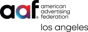 AAF Los Angeles Logo - Black and Gradient Color