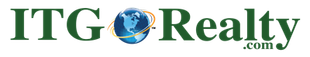 ITG Realty logo with a globe and green text.