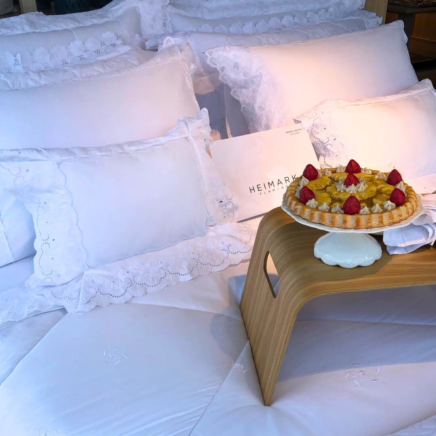 Cama linda e aconchegante  A HEIMARK FLAMINGO Casa Almofada 30x40, TRUSSARDI