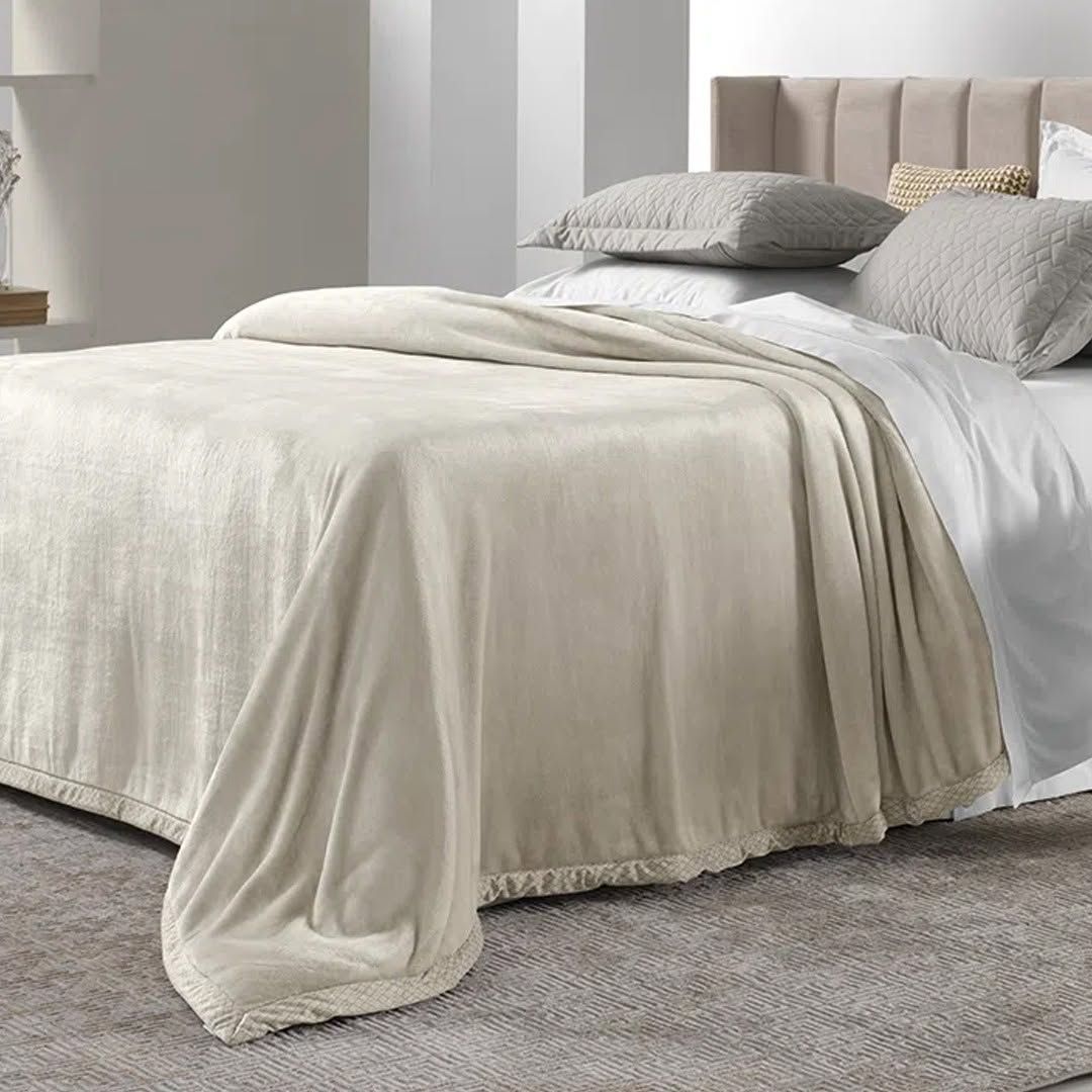 Cobertor Trussardi 100% Microfibra Aveludado Piemontesi Flamingo Casa Cobertor Trussardi 100% Microfibra Aveludado Piemontesi Flamingo Casa