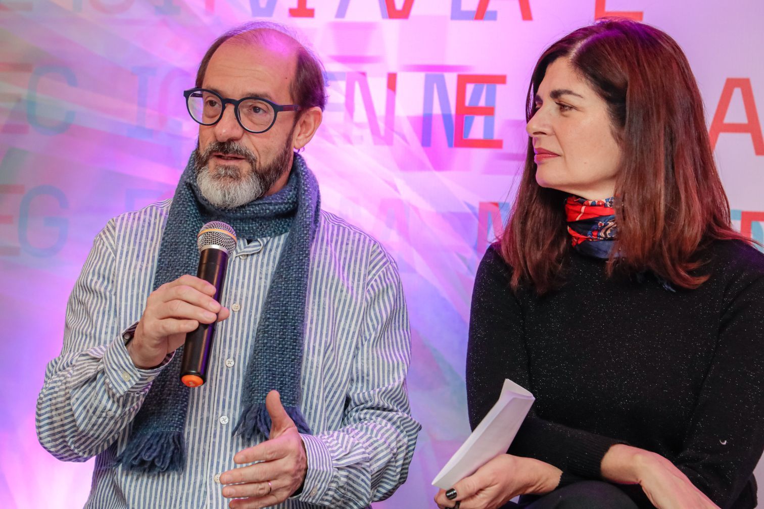Curadores do 50º Festival de Cinema de Gramado Marcos Santuário e Soledad Villamil. Foto: Cleiton Thiele Agência Pressphoto Curadores do 50º Festival de Cinema de Gramado Marcos Santuário e Soledad Villamil. Foto: Cleiton Thiele Agência Pressphoto