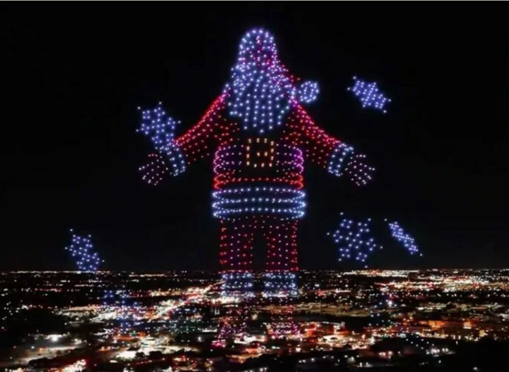 Show de drones em Gramado: atração especial em celebração do Natal Luz