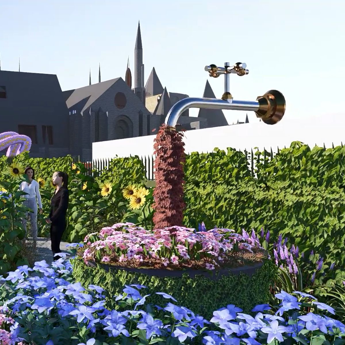 Giardino Della Catedrale em Canela Jardim com cenários instagramáveis - créditos: Divulgação