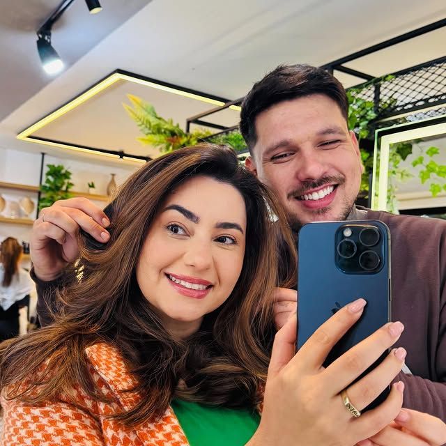 Junior Maciel e Tiane Berny no Salão de Beleza em Gramado - Beleza Urbana
